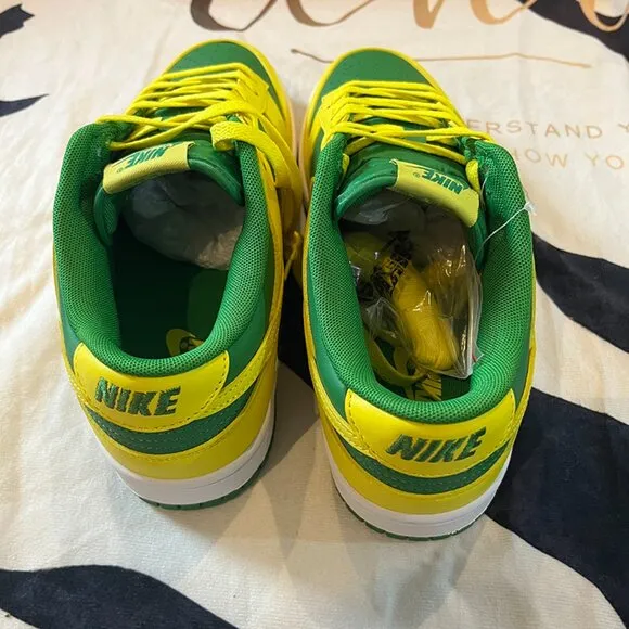 Nike Dunk Low Retro Brazil Inverted Sneakers