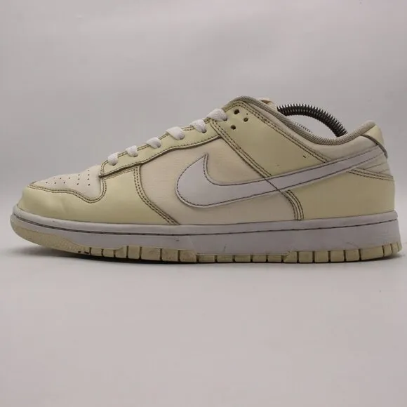 Nike Dunk Low Retro Men's Size 10 Coconut Milk White Sail Sneakers DJ6188-100
