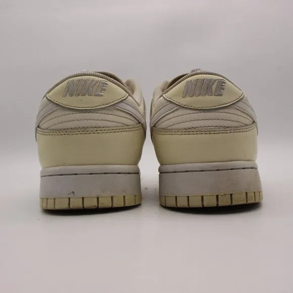 Nike Dunk Low Retro Men's Size 10 Coconut Milk White Sail Sneakers DJ6188-100