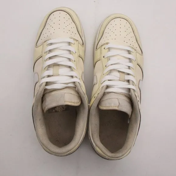 Nike Dunk Low Retro Men's Size 10 Coconut Milk White Sail Sneakers DJ6188-100