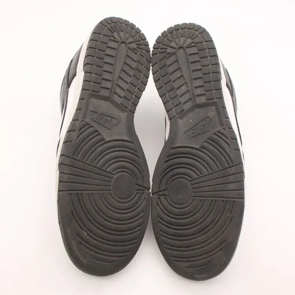 Nike Dunk Low Retro Men's Size 12 White Black Lace-Up Sneakers DD1391-100