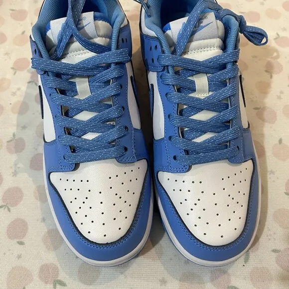 Nike Dunk Low Retro Polar Blue White Sneakers