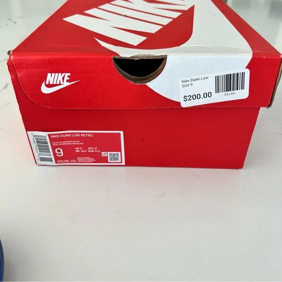 Nike Dunk Low Retro Racer Blue White Sneakers