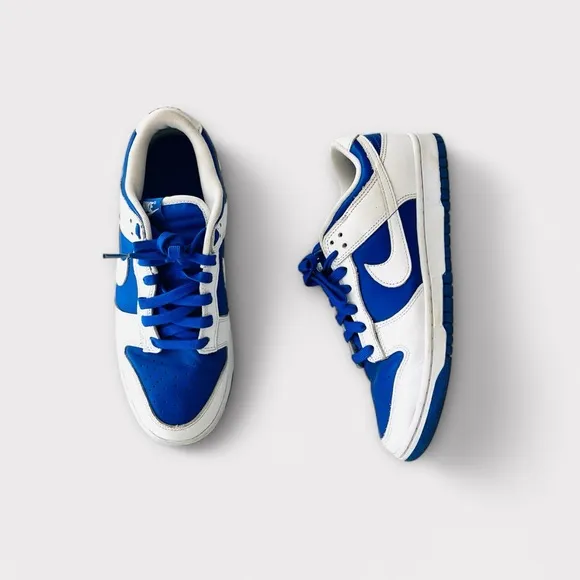 Nike Dunk Low Retro Racer Blue White Sneakers