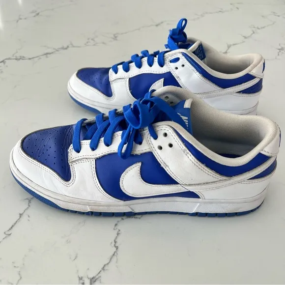 Nike Dunk Low Retro Racer Blue White Sneakers
