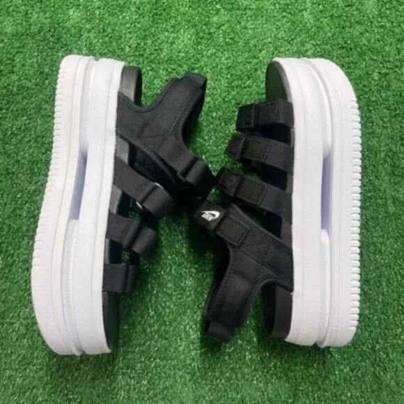 Nike Icon Classic Low Womens Casual Shoes Sandals Black DH0224-001 VNDS Size 8