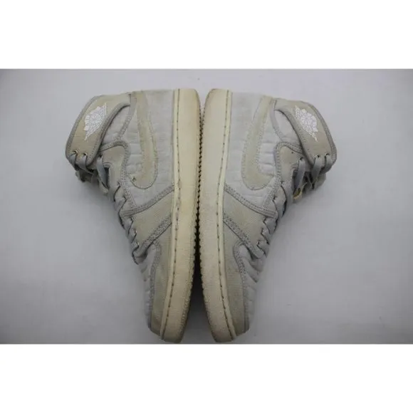 Nike Jordan 1 Retro Men's 9 AJKO 2016 High Top Quilted Pure Platinum Sneakers