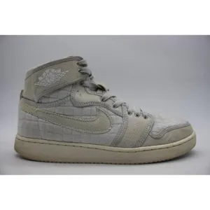 Nike Jordan 1 Retro Men's 9 AJKO 2016 High Top Quilted Pure Platinum Sneakers
