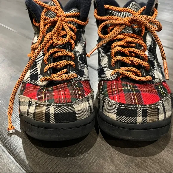 Nike Jordan 5 Retro Plaid Sneakers - Size 2Y