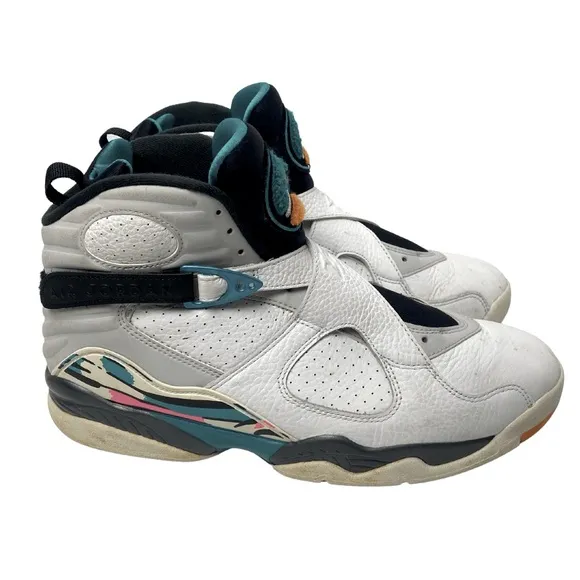 NIKE Jordan 8 Retro South Beach 2018 Men’s Sneakers Size 11 (305381-113)