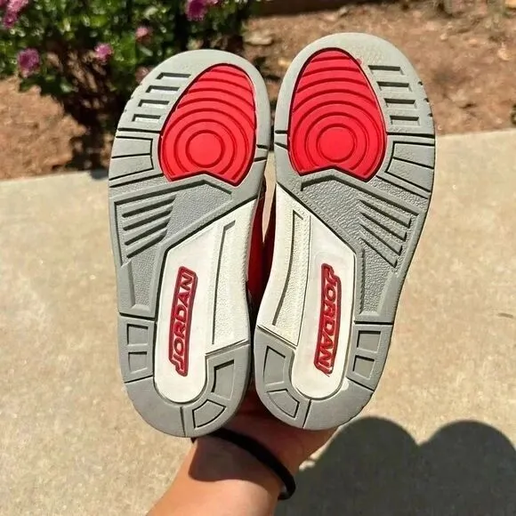 Nike Jordan Retro 3 SE Fire Red Toddler Sneakers
