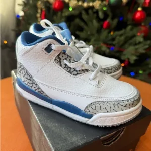 Nike Jordan Retro 3 Toddler Sneakers Child Size 10C
