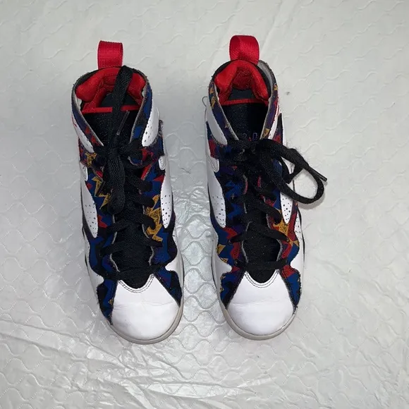 Nike Jordan VII Retro Nothing But Net Sweater high top basketball sneakers