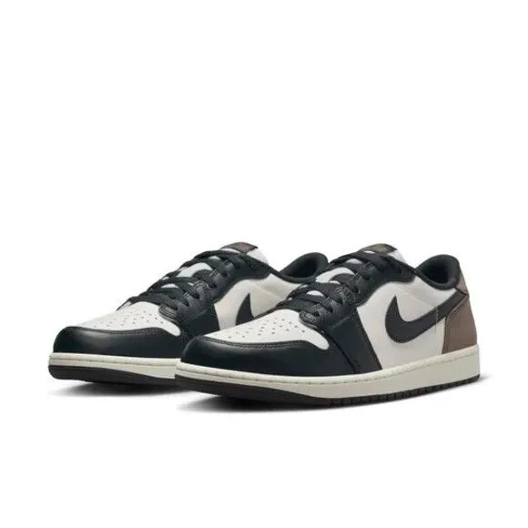 Nike Men Size 14 Air Jordan 1 Retro OG Low Mocha Sneakers CZ0790-102