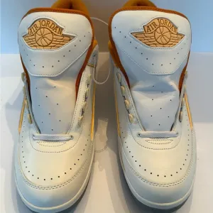 Nike Men's Air Jordan 2 Retro Low Sail Melon Tint Light Curry