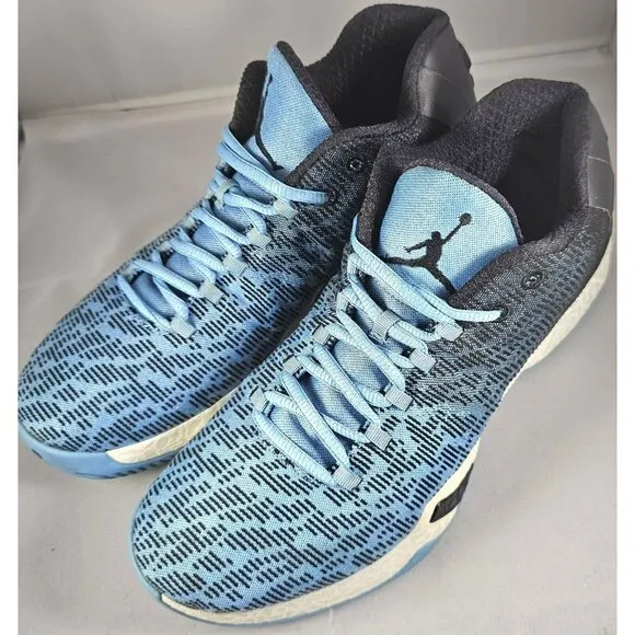 Nike Men's Air Jordan 29 Low UNC Blue/Black/White Sneakers Size 8.5