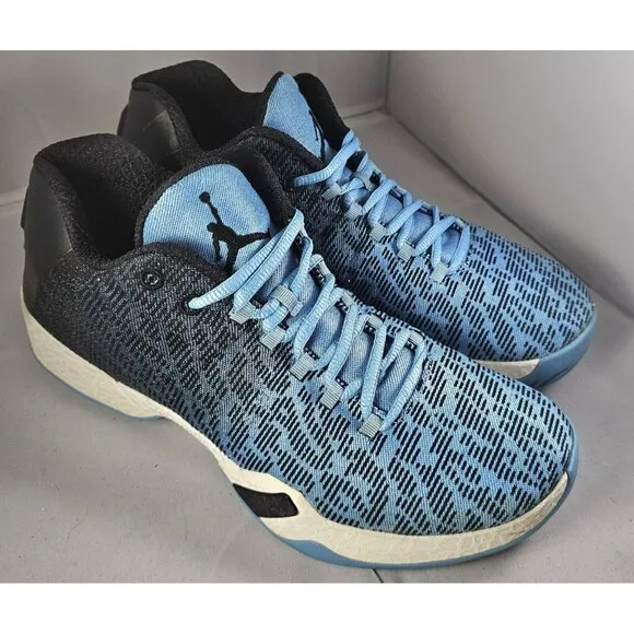 Nike Men's Air Jordan 29 Low UNC Blue/Black/White Sneakers Size 8.5