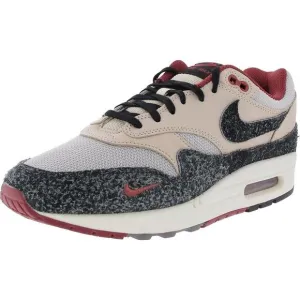 Nike Mens Air Max 1 PRM Ivory Lace-Up Casual And Fashion Sneakers New