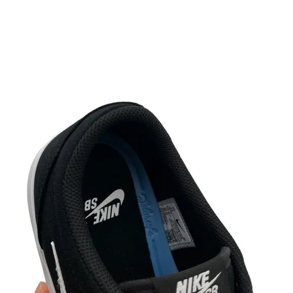 Nike Men's Canvas Skate Shoes Size 13 Black &amp; White Lace up Fashion Sneakers