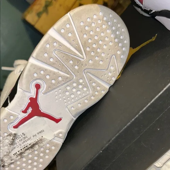 Nike Red and White Retro Sneakers