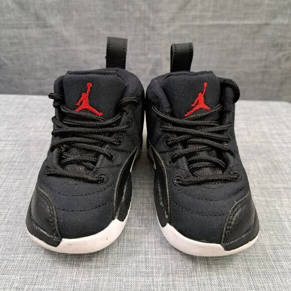 Nike Toddler's Air Jordan 12 Retro 850000 004 Black Sz 5C Sneakers 2016