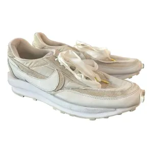 Nike x Sacai LD Waffle White Nylon Shoe Mens 10.5