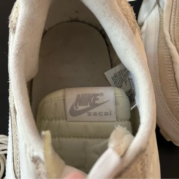 Nike x Sacai LD Waffle White Nylon Shoe Mens 10.5