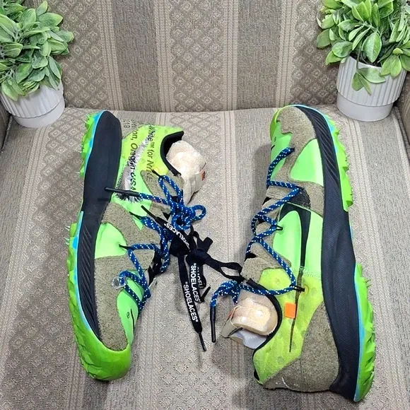 Nike Zoom Terra Kiger 5 X Off White Electric Green Sneakers