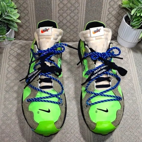 Nike Zoom Terra Kiger 5 X Off White Electric Green Sneakers