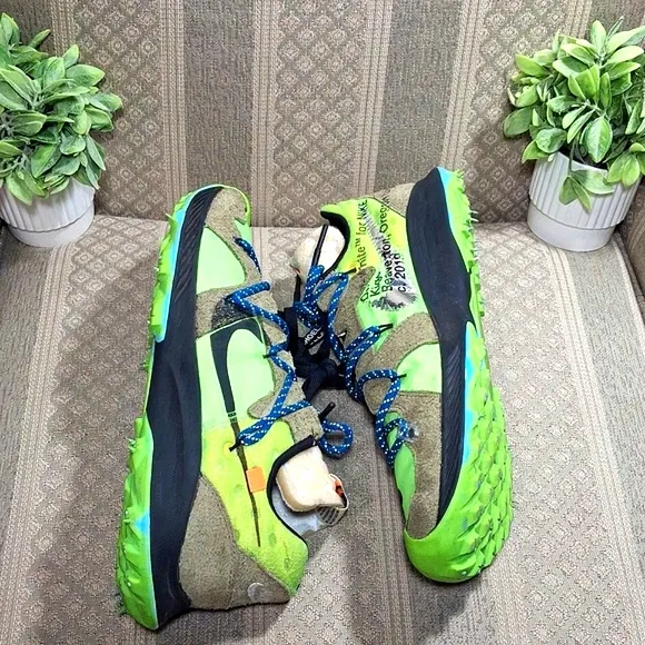 Nike Zoom Terra Kiger 5 X Off White Electric Green Sneakers