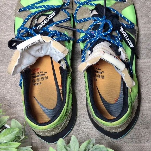 Nike Zoom Terra Kiger 5 X Off White Electric Green Sneakers