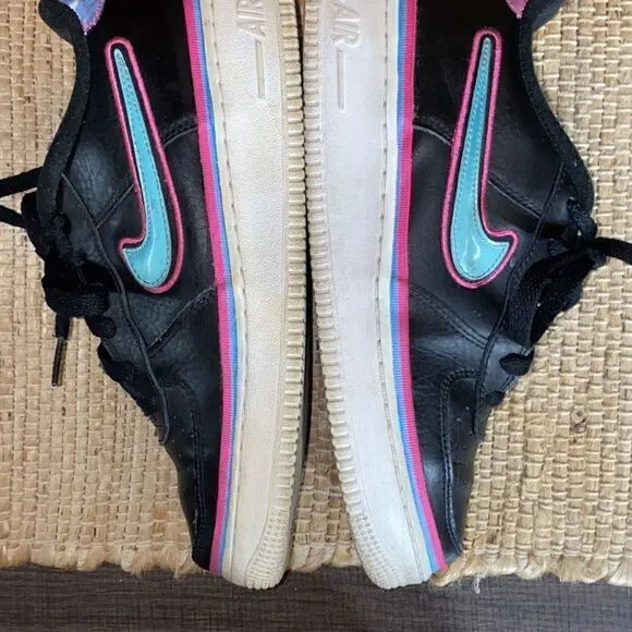Nike AF1 holographic Nike air black shoes sneakers
