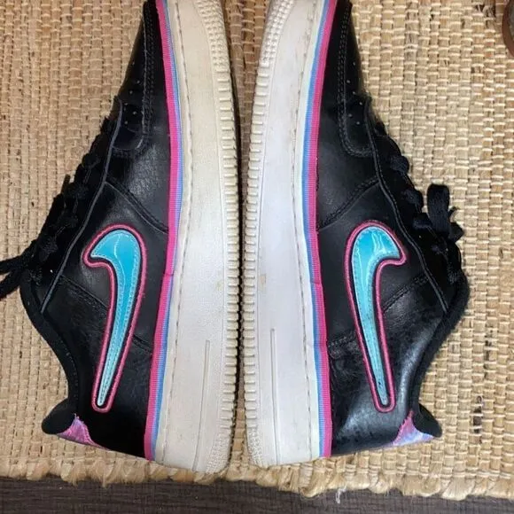 Nike AF1 holographic Nike air black shoes sneakers