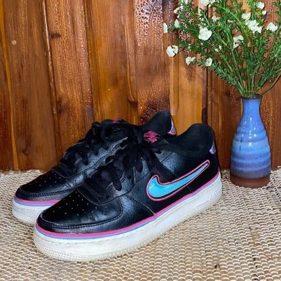 Nike AF1 holographic Nike air black shoes sneakers