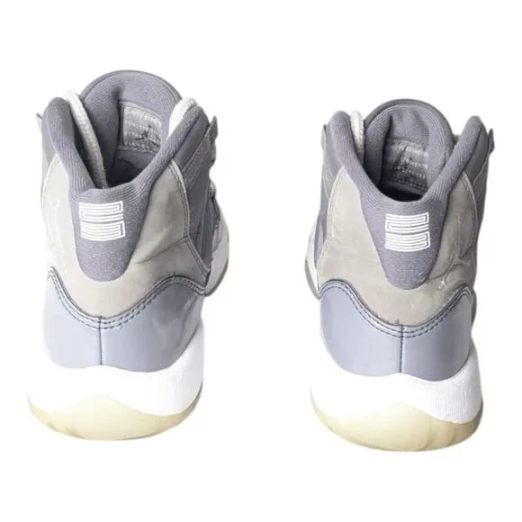 NIKE Air Jordan Retro 11 &quot;Cool Grey&quot; Sneakers Size 4Y
