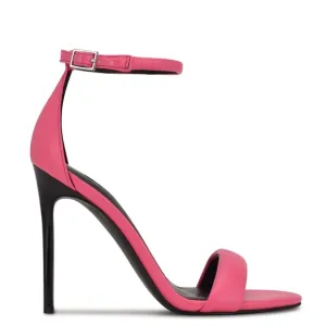 Nine West Pink Teeya Ankle Strap Sandals