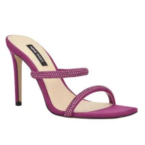 Nine West Pink Zarleen Heeled Slide Sandals