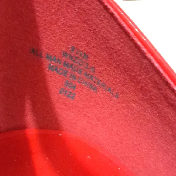 Nine West Red Platform High Heel Stiletto Sandal