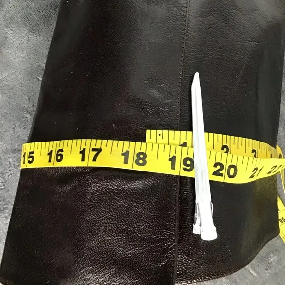 Nine West Women's Brown Slip On Leather Upper Knee High Riding Boots Size 12M