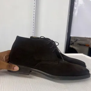 Norbert Bottier Dark Brown Suede Chukka‎ Boots Classic Dress Boots Size 44