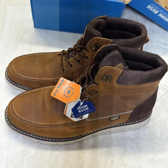 Nunn Bush Men’s Karnak Moc Toe Boot- 11 Wide Width