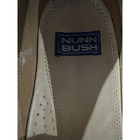 Nunn Bush Shoes Mens 11 M Lincoln Penny Loafer Burgundy Leather Casual 85538-05