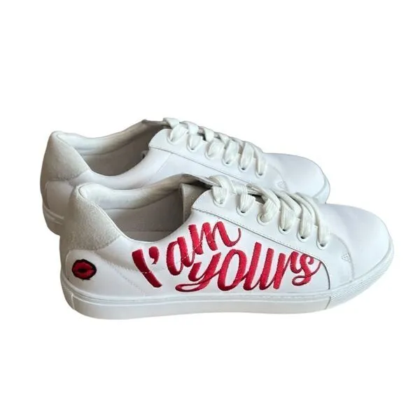 NWOB Bons baisers de Panama Canvas I’am Yours, You’re Mine Sneaker