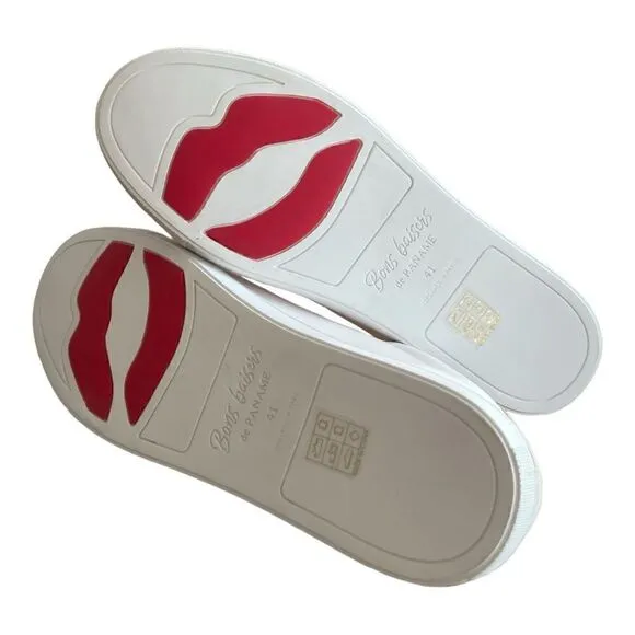 NWOB Bons baisers de Panama Canvas I’am Yours, You’re Mine Sneaker
