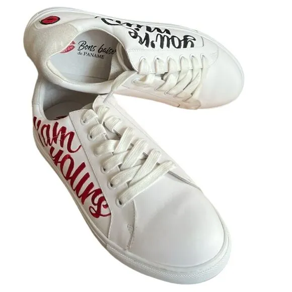 NWOB Bons baisers de Panama Canvas I’am Yours, You’re Mine Sneaker