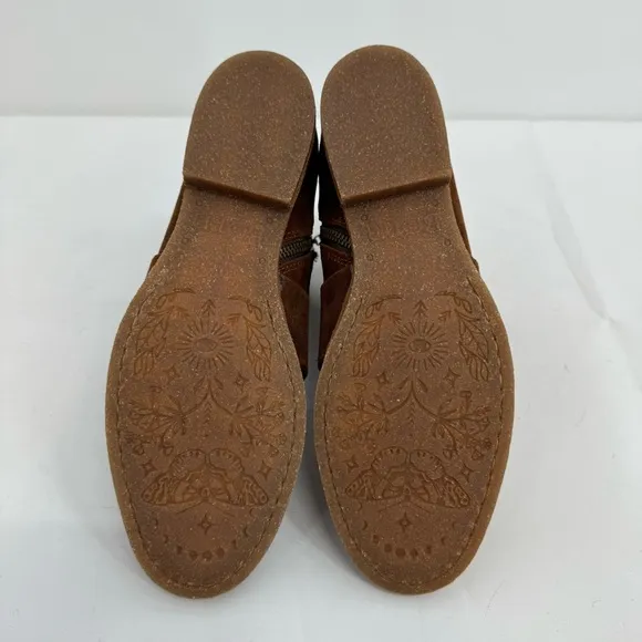 NWOB Born Moraga Brown Leather Boots Women's Size 9.5 New