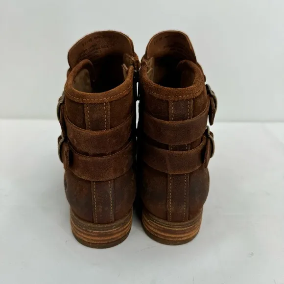 NWOB Born Moraga Brown Leather Boots Women's Size 9.5 New