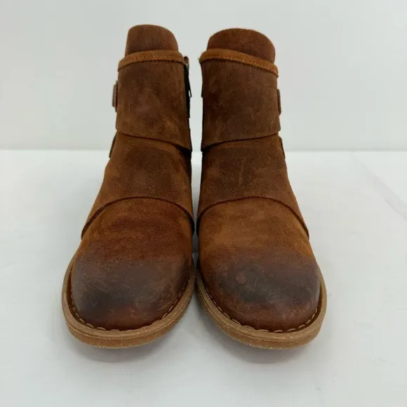 NWOB Born Moraga Brown Leather Boots Women's Size 9.5 New