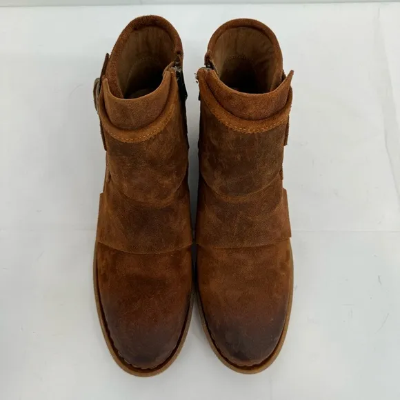 NWOB Born Moraga Brown Leather Boots Women's Size 9.5 New