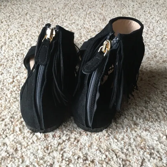 NWOB Paul Andrew x J. Crew Fringe Flat Sandals